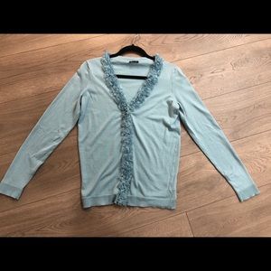 Talbots Cardigan Teal Sz M